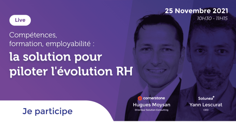 webinaire RH organisé pa Solunea Cornerstone